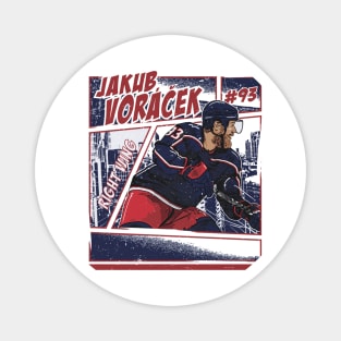 Jakub Voracek Columbus Comic Magnet